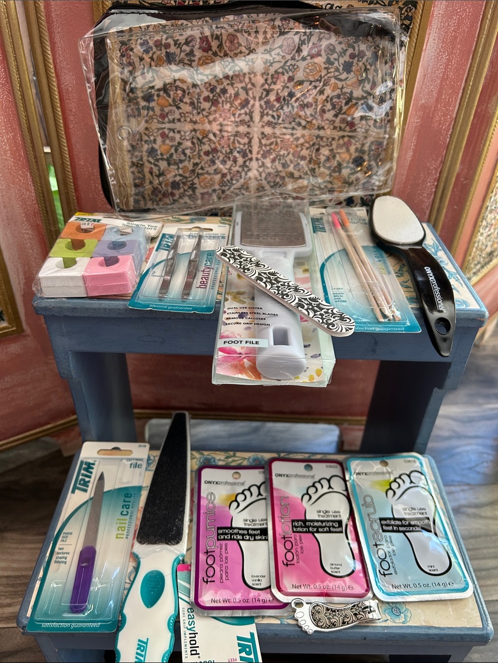 Mani & Pedi, Foot & Hand Care Kit with Travel Case